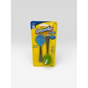 2-pack of Gerber Graduates Soft-Bite Toddler Spoons Larger Handle 2007